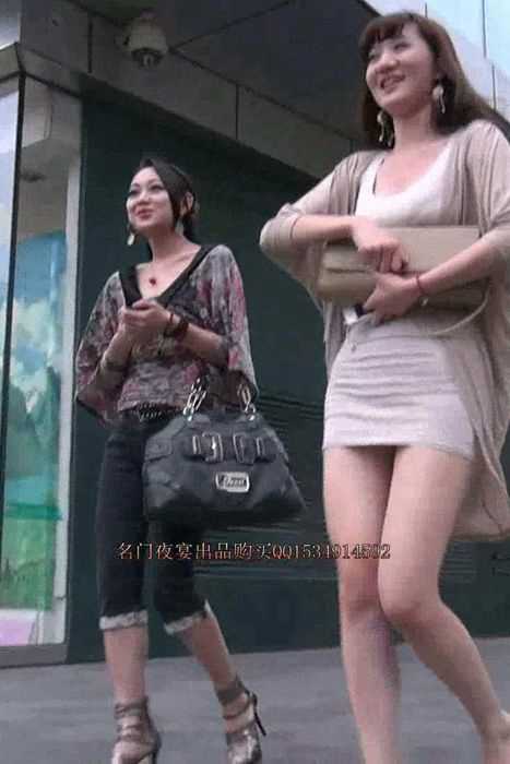 街拍视频00009超性感长腿高跟美女