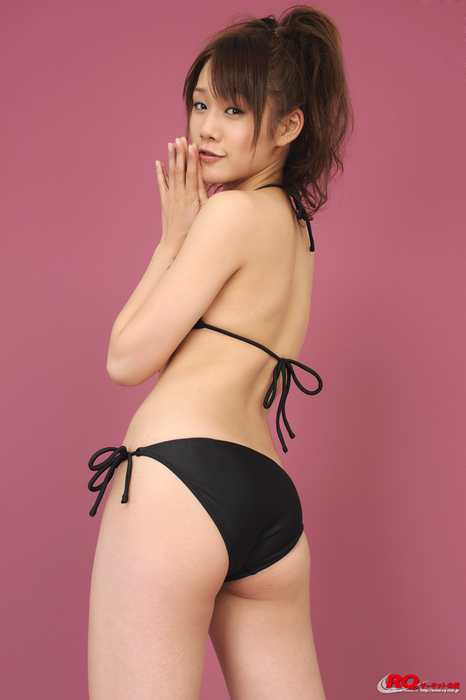 RQ-STAR写真NO.0126 Reina Fuchiwaki 淵脇レイナ Swim Suits – Black